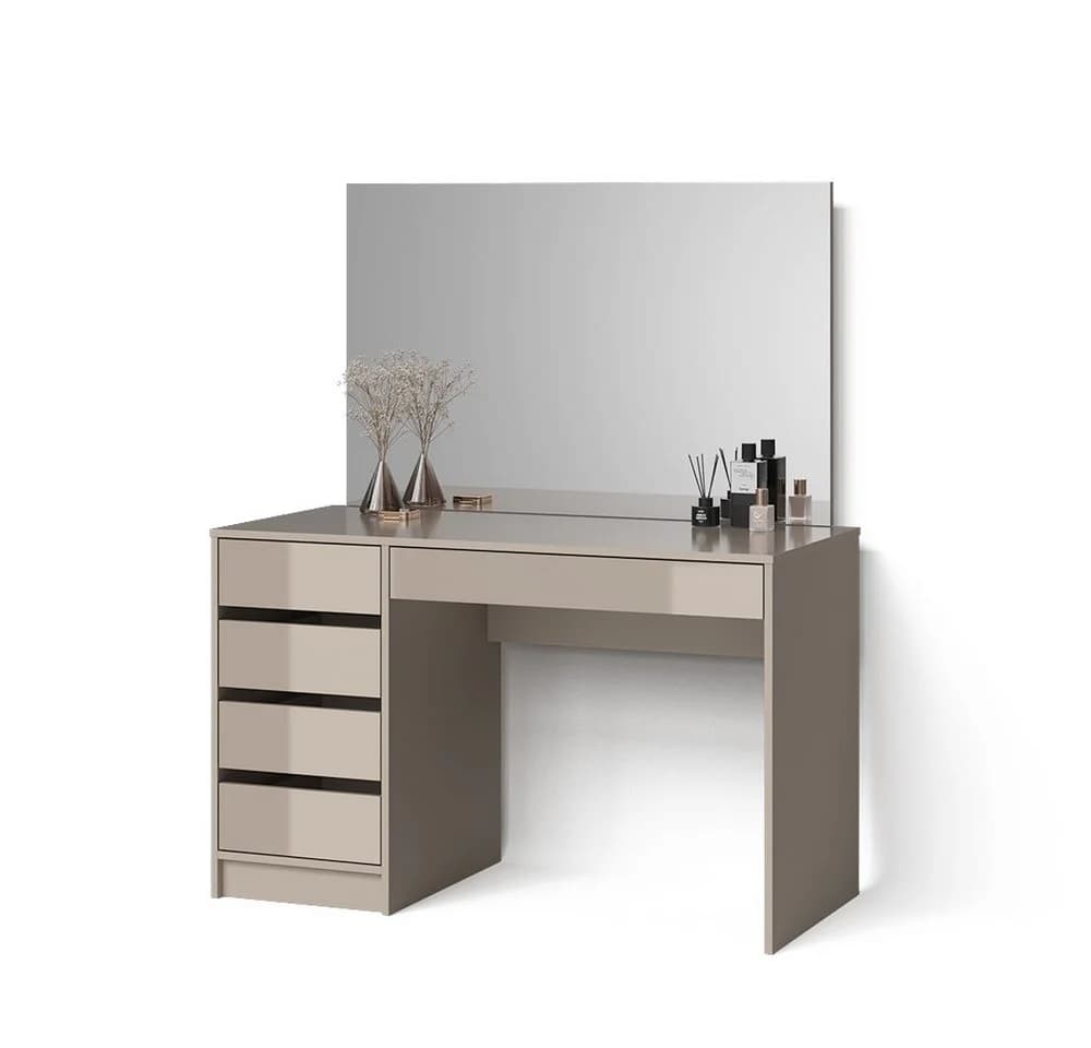 Livinity® Schminktisch Imola Greige 120 cm mit Spiegel - Bild 2