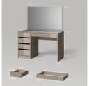 Livinity® Schminktisch Imola Greige 120 cm mit Spiegel Bild 3