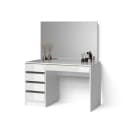 Livinity® Schminktisch Imola Weiß/Gold 120 cm mit Spiegel Bild 2