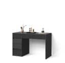 Livinity® Schminktisch Allia Schwarz Spanplatte Bild 2