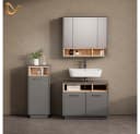 Livinity® Badezimmerspiegelschrank Temo Anthrazit Bild 1