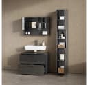 Livinity® Badezimmerspiegelschrank Ronco Anthrazit Hochglanz Bild 5