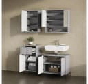 Livinity® Waschbeckenunterschrank ATERNO, Grau, 70 x 63 cm Bild 5