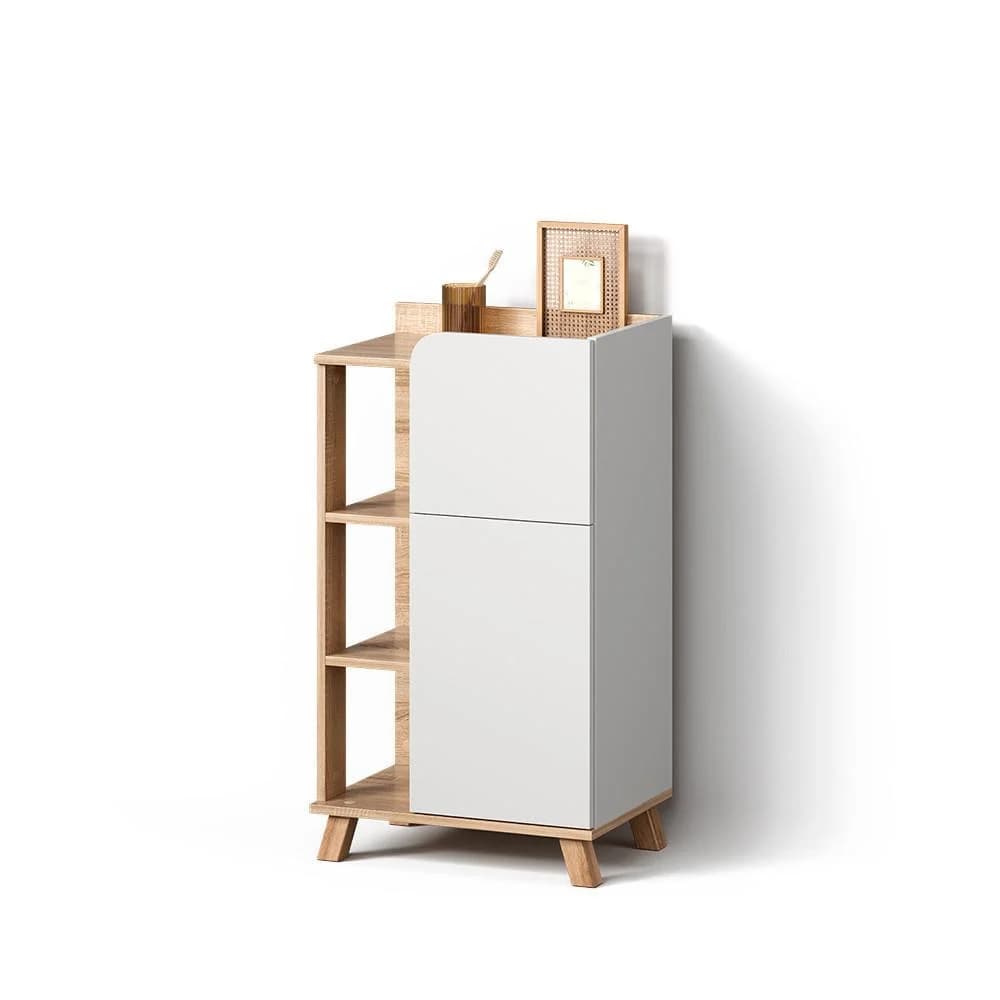 Livinity® Midischrank Marano 50 x 90 cm mit Tür und Schublade