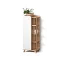 Livinity® Midischrank Marano Sonoma/Weiß mit Tür und offenen Fächern Bild 2