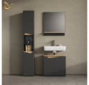 Livinity Hochschrank Timavo Anthrazit mit Türen Bild 1