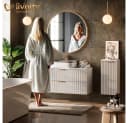 Livinity Hochschrank Timavo Anthrazit mit Türen Bild 4