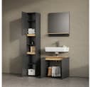 Livinity Hochschrank Timavo Anthrazit mit Türen Bild 5