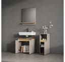 Livinity® Midischrank Timavo Greige 30 x 74.5 cm Bild 5