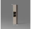 Livinity® Hochschrank Timavo Greige/Grau 30 x 180 cm mit Türen und offenen Fächern Bild 3