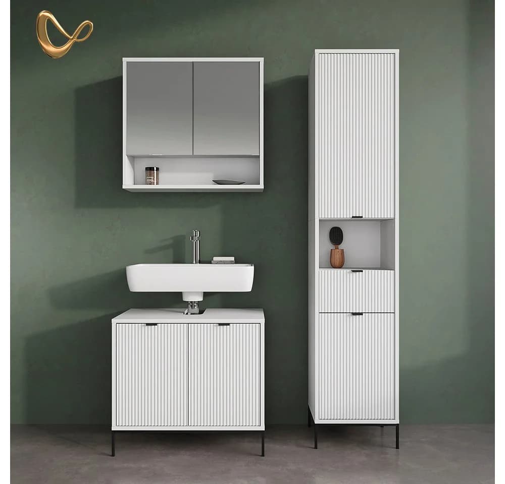 Livinity® Hochschrank ATERNO Weiß - Bild 1