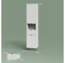 Livinity® Hochschrank ATERNO Weiß Bild 3