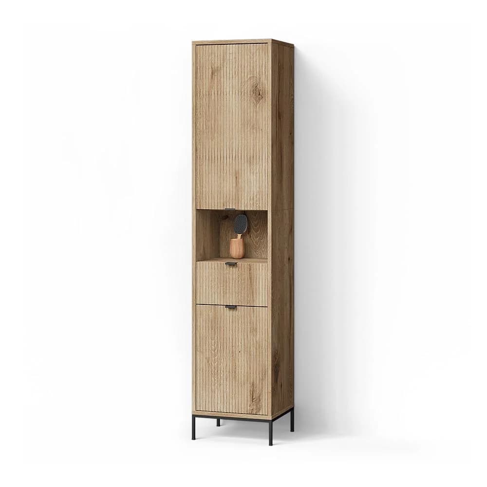 Livinity® Hochschrank ATERNO Viking Oak 40 x 190 cm