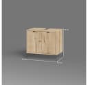 Livinity® Waschbeckenunterschrank ATERNO Viking Oak Bild 3