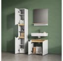 Livinity® Waschbeckenunterschrank Timavo Weiß/Artisan-Eiche 60 x 57,5 cm Bild 5