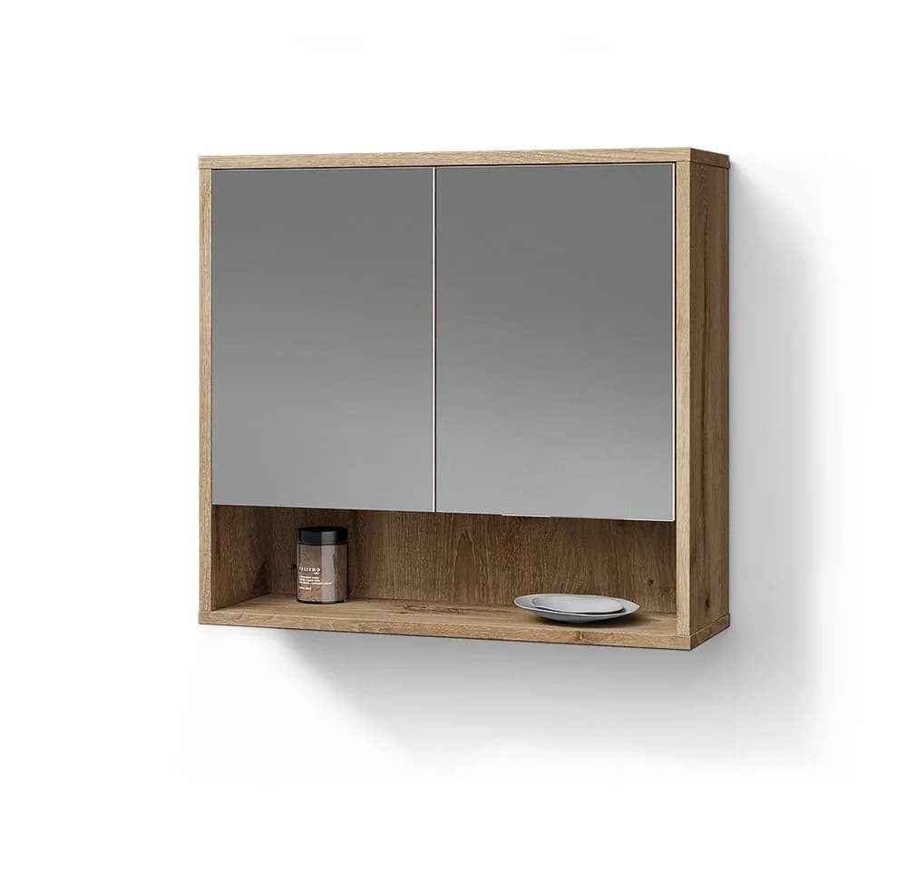 Livinity® Badezimmerspiegelschrank Viking Oak 70 x 65 cm - Bild 2