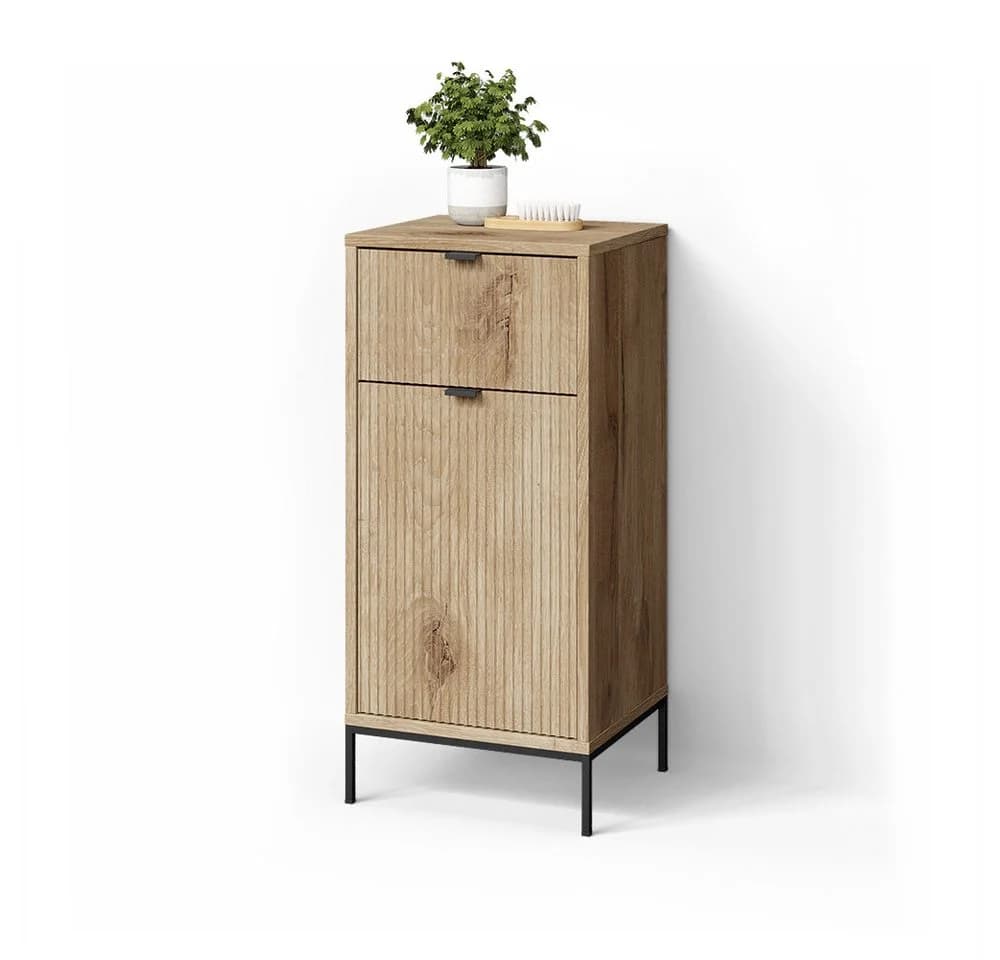 Livinity® Midischrank ATERNO Viking Oak 40 x 87 cm - Bild 2