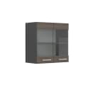 Vicco Glashängeschrank R-Line Edelgrau Anthrazit 60 cm Bild 2