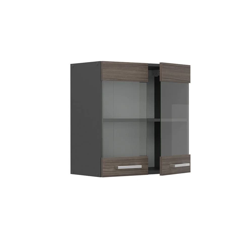 Vicco Glashängeschrank R-Line Edelgrau Anthrazit 60 cm - Bild 4