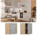 Vicco Eckhängeschrank R-Line Beton/Goldkraft Eiche Bild 1