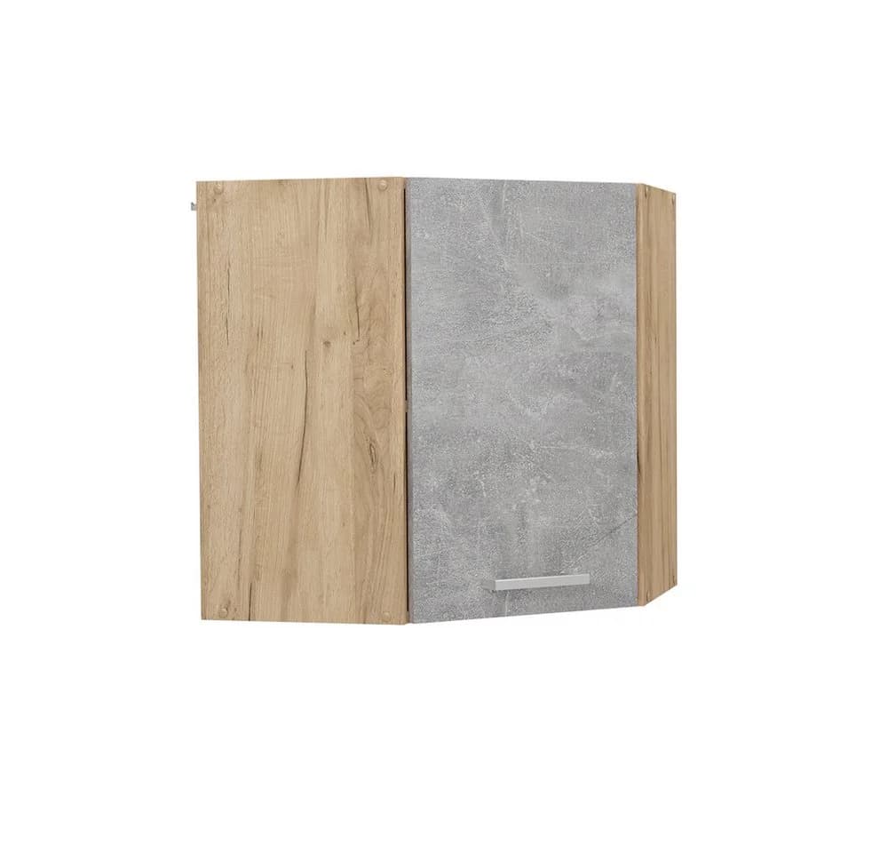 Vicco Eckhängeschrank R-Line Beton/Goldkraft Eiche - Bild 2