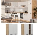 Vicco Hängeschrank R-Line Weiß Landhaus Goldkraft Eiche 60 cm Bild 1