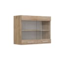 Vicco Glashängeschrank R-Line Sonoma/Goldkraft Eiche Glasfront Bild 2