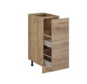 Vicco Apothekerschrank R-Line Vollauszug Sonoma/Goldkraft Eiche Bild 4