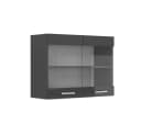 Vicco Glashängeschrank R-Line Anthrazit Hochglanz Bild 2