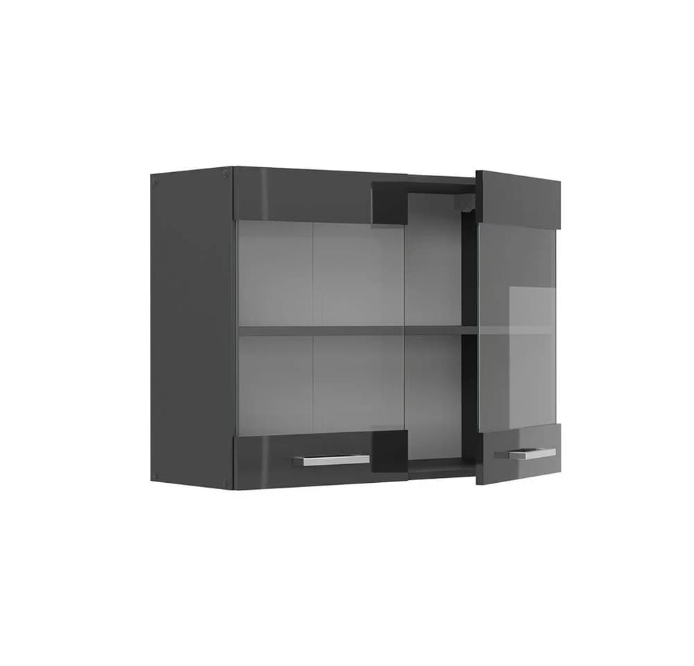 Vicco Glashängeschrank R-Line Anthrazit Hochglanz - Bild 4