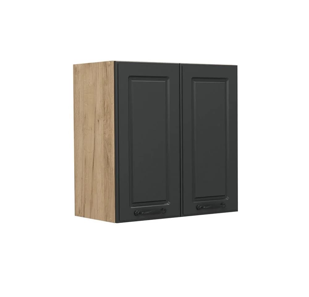 Vicco Hängeschrank R-Line Anthrazit Landhaus Goldkraft Eiche 60 cm - Bild 2