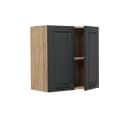 Vicco Hängeschrank R-Line Anthrazit Landhaus Goldkraft Eiche 60 cm Bild 4