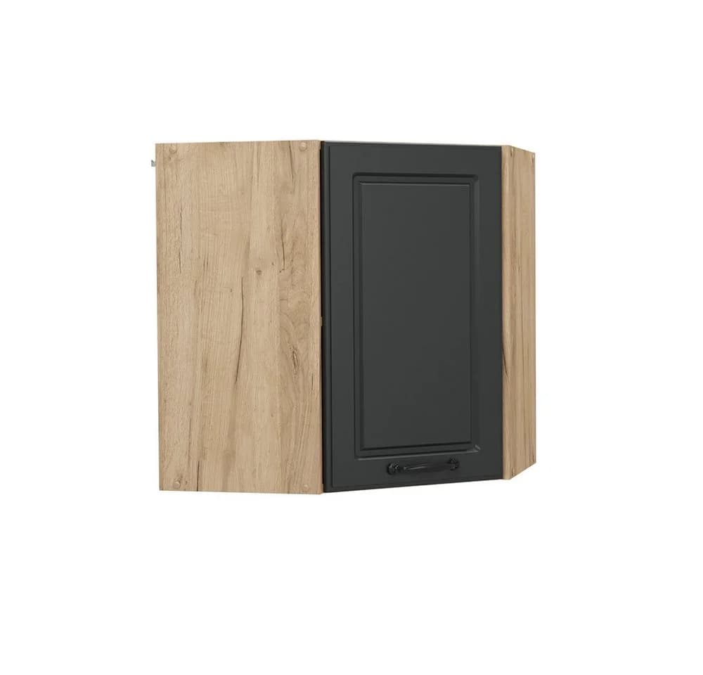 Vicco Eckhängeschrank R-Line Anthrazit Landhaus Goldkraft Eiche - Bild 2