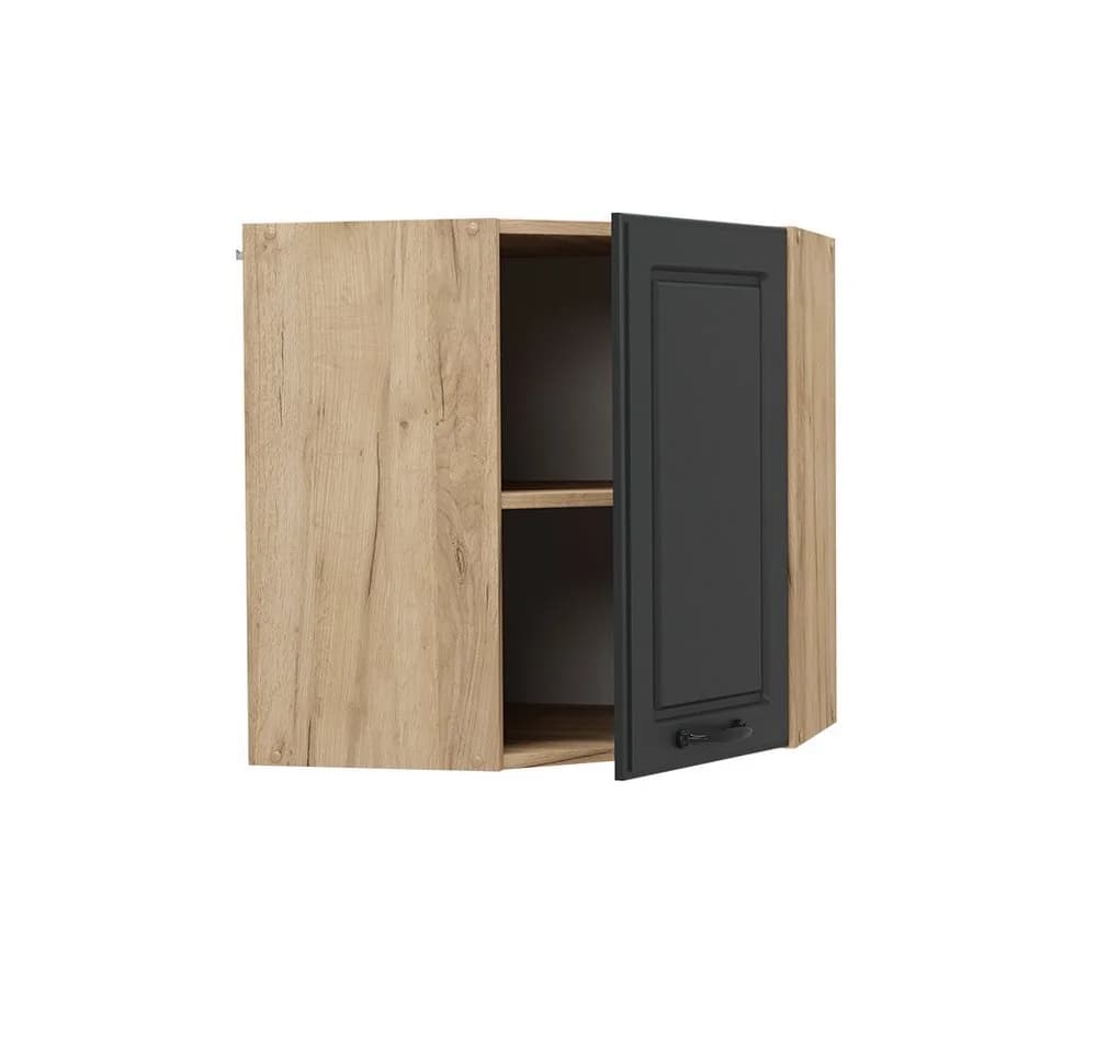 Vicco Eckhängeschrank R-Line Anthrazit Landhaus Goldkraft Eiche - Bild 4