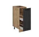 Vicco Apothekerschrank R-Line Anthrazit Landhaus Eiche 30 cm Bild 4