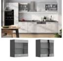 Vicco Glashängeschrank R-Line Beton/Anthrazit mit Glastüren Bild 1