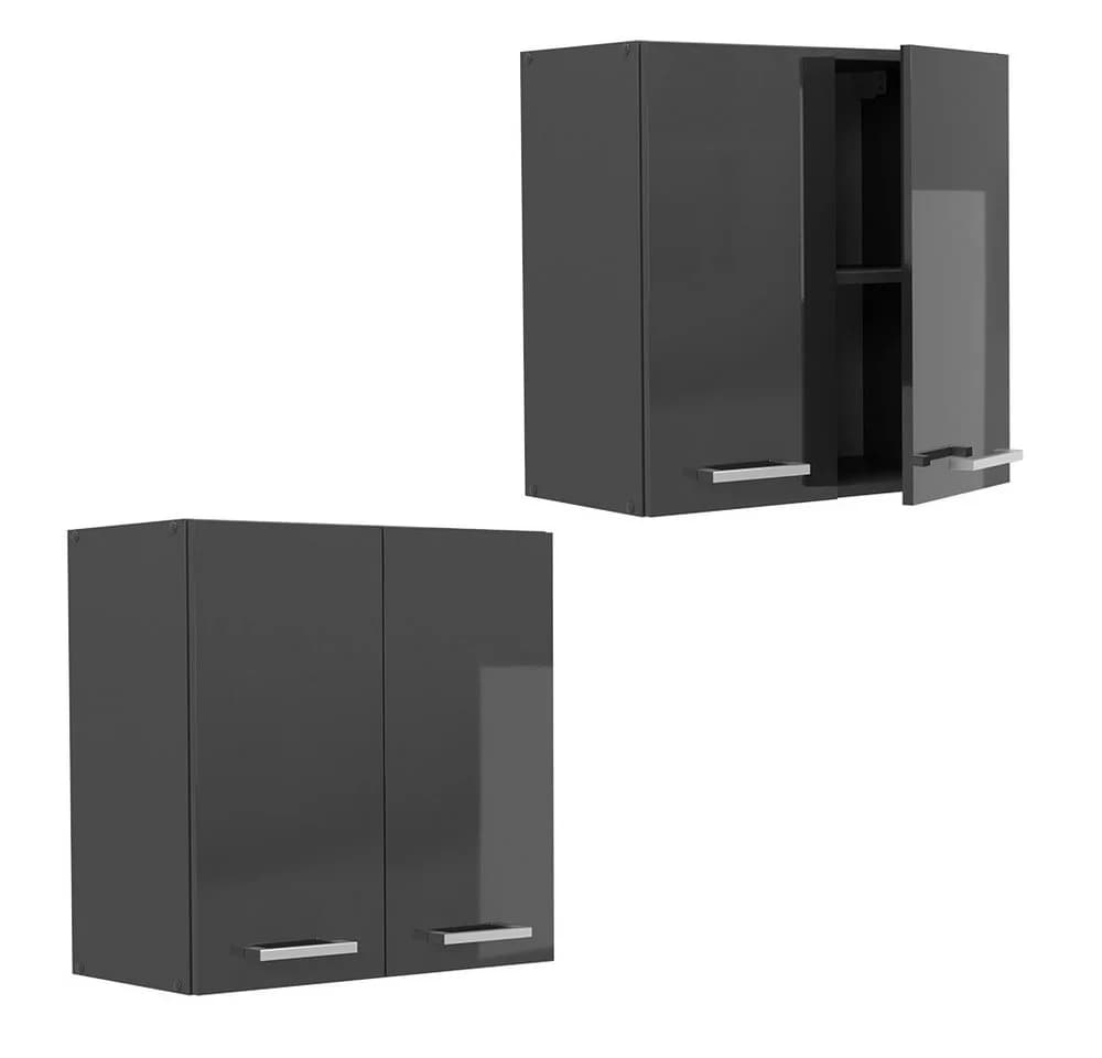 Vicco Hängeschrank R-Line Anthrazit Hochglanz 60 cm - Bild 5