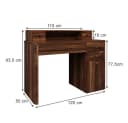 Vicco Schminktisch Neria Eiche rustikal Multifunktional Bild 3
