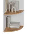 Vicco Eckregal Ecki Weiß/Goldkraft Eiche Bild 5