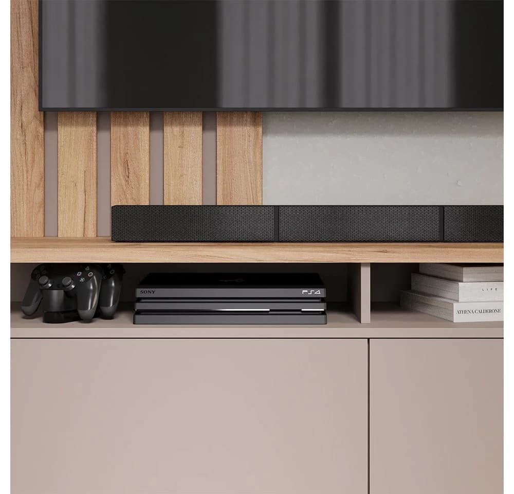 Vicco Wohnwand Harro Goldkraft Eiche/Greige TV-Schrank - Bild 4