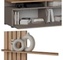 Vicco Wohnwand Harro Goldkraft Eiche/Greige TV-Schrank Bild 5