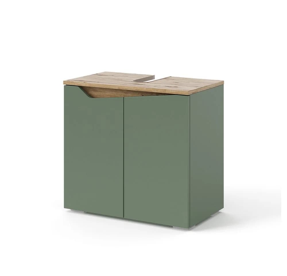 Vicco Waschbeckenunterschrank Marelle Grün/Anthrazit 60 x 57.5 cm - Bild 2