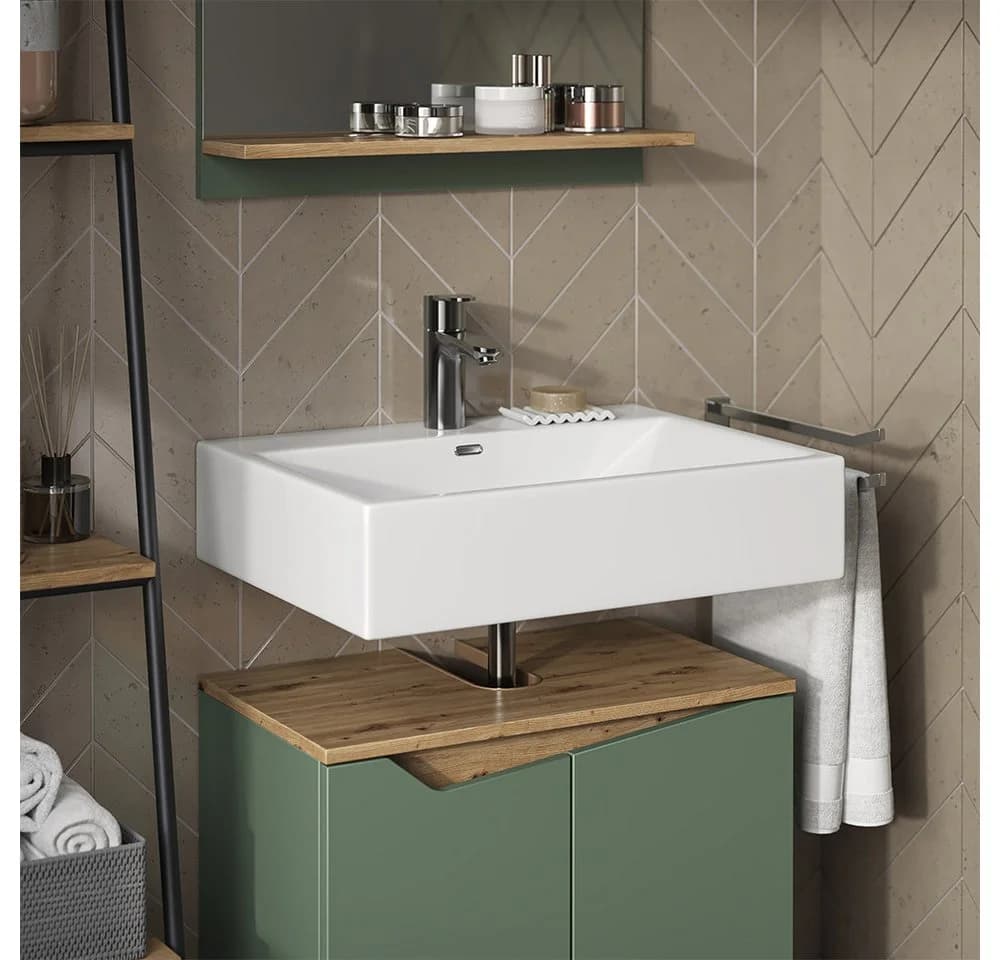 Vicco Waschbeckenunterschrank Marelle Grün/Anthrazit 60 x 57.5 cm - Bild 4