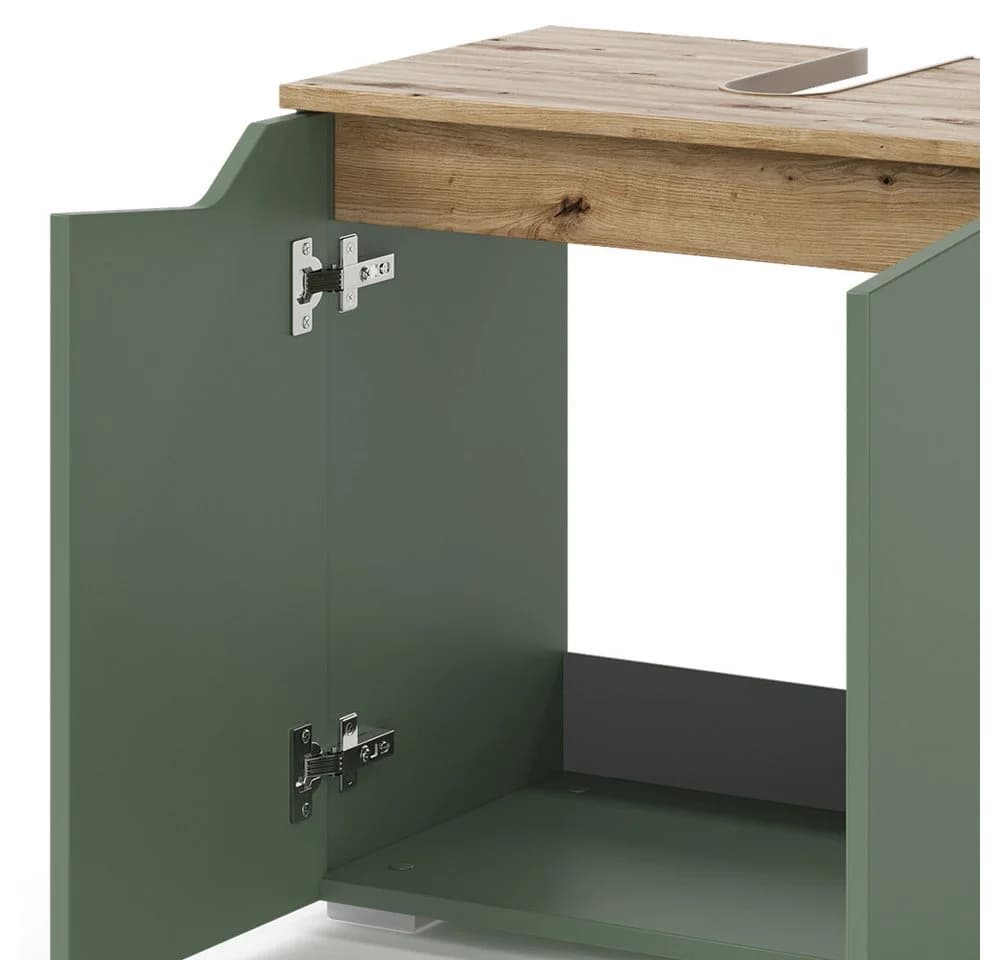 Vicco Waschbeckenunterschrank Marelle Grün/Anthrazit 60 x 57.5 cm - Bild 5
