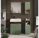 Vicco Hängeschrank Marelle Grün Badorganizer mit Tür und Fach Bild 3