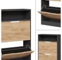 Vicco Schuhkipper Luca Anthrazit/Goldkraft Eiche Bild 5
