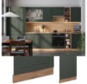 Vicco Frontblende Fame-Line Grün-Gold Landhaus 60 cm Bild 3