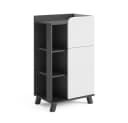 Vicco Midischrank Karen Anthrazit/Weiß mit Push-to-Open-Funktion Bild 2