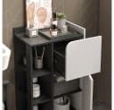 Vicco Midischrank Karen Anthrazit/Weiß mit Push-to-Open-Funktion Bild 4