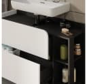 Vicco Waschbeckenunterschrank Karen Anthrazit/Weiß mit Schubladen Bild 4